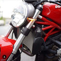 New Rage Cycles Ducati Monster 1100 Front Turn Signals (2009-2011) – Clear LED Indicators with Plug & Play Installation