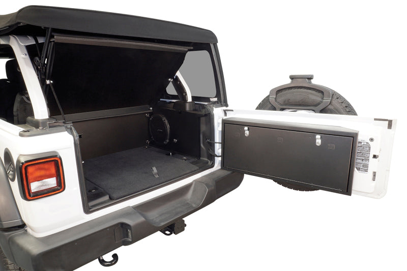 Tuffy Products Deluxe Cargo Enclosure for Jeep Wrangler JL with OEM Subwoofer (Black) – Part #351-01
