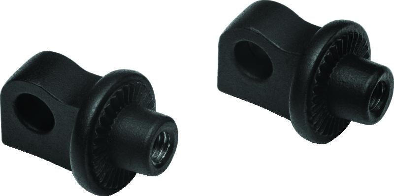 Kuryakyn Splined Peg Adapter Satin Black Part #8898 for Powersports Applications