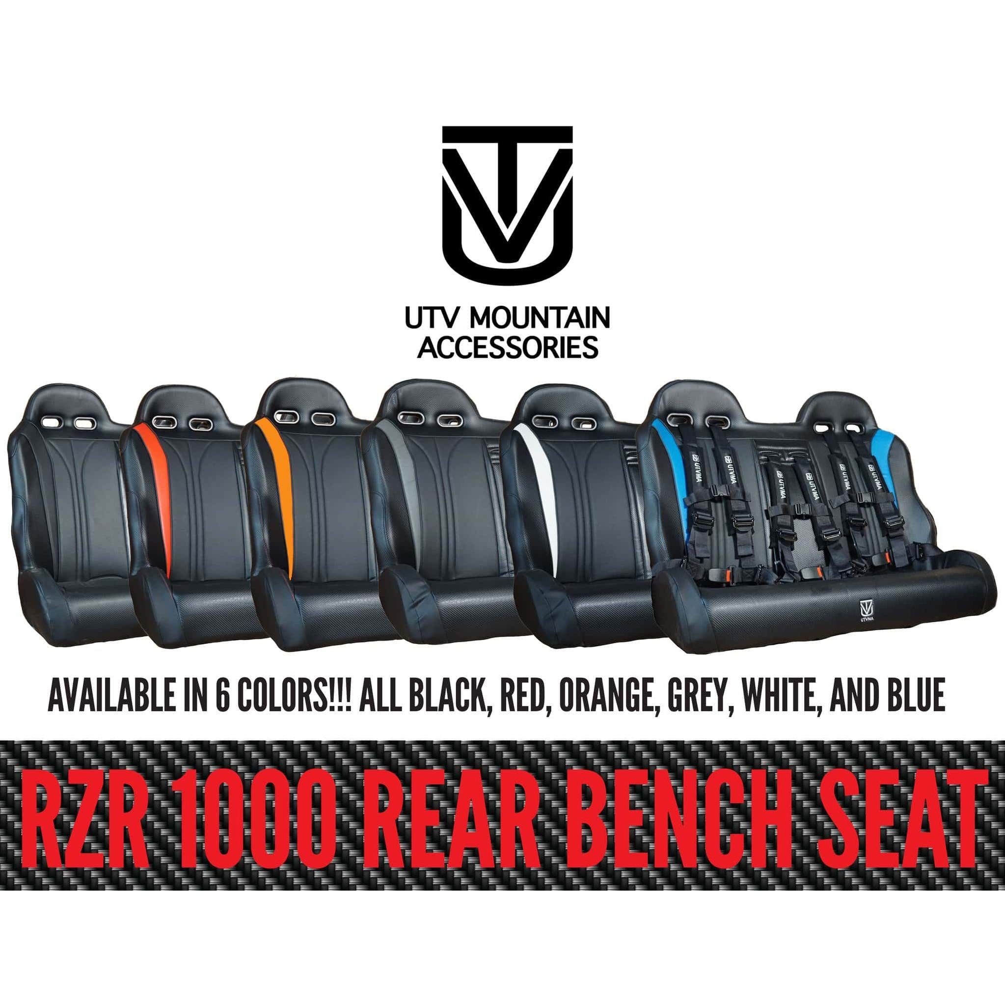 UTVMA Rear Bench Seat - Polaris RZR XP4 1000/900