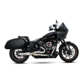 Vance & Hines 27337 Stainless 2-into-1 Upsweep Exhaust System for Harley-Davidson Softail 18-24 Inch Models