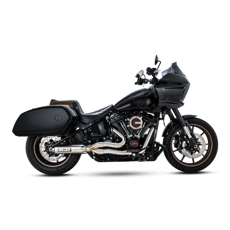 Vance & Hines 27337 Stainless 2-into-1 Upsweep Exhaust System for Harley-Davidson Softail 18-24 Inch Models