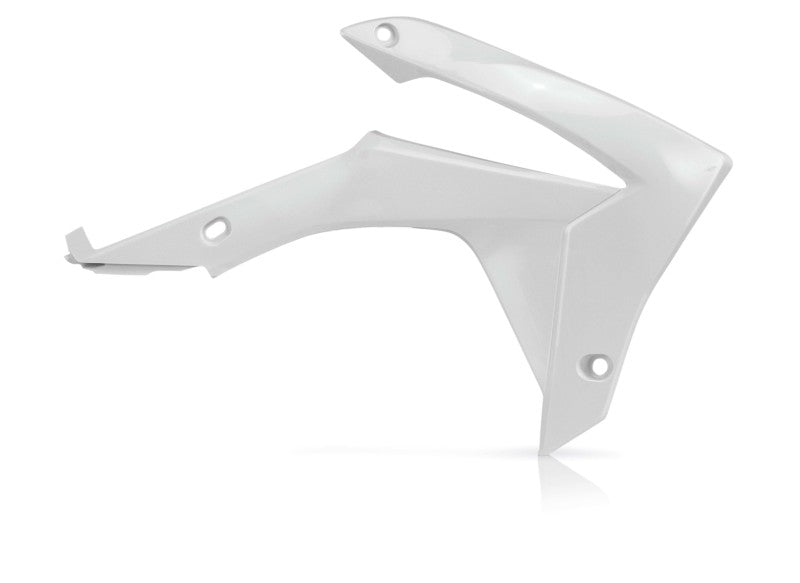 Acerbis 14-17 Honda CRF250R & CRF450R Radiator Shroud in White - Part 2314370002