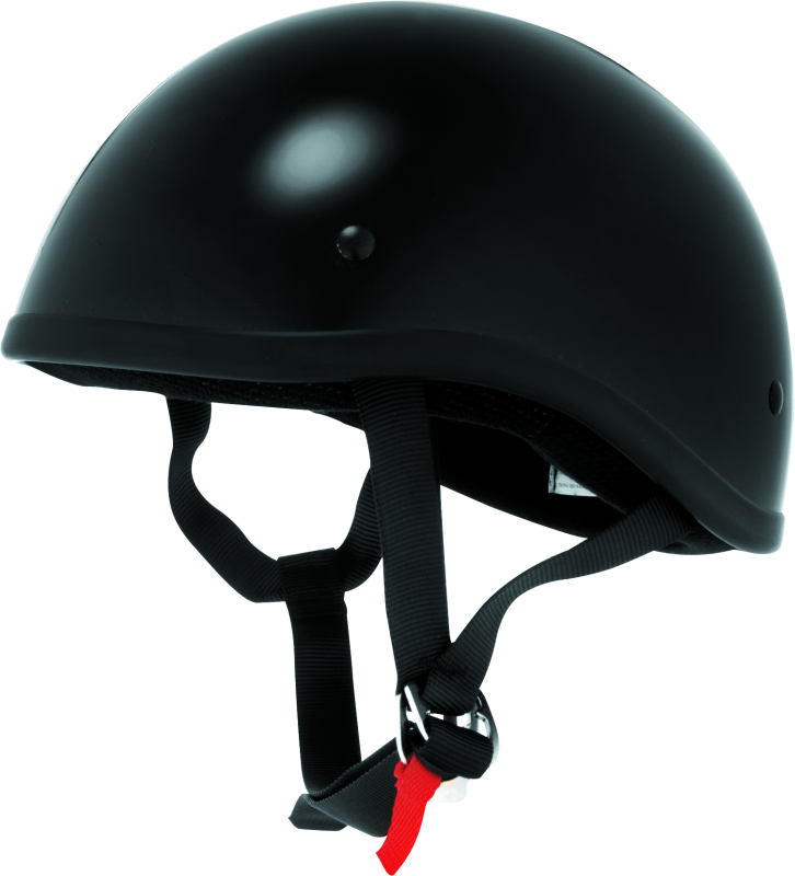Bikers Choice Skid Lids Original Helmet Black XL - Low-Profile, D.O.T. Certified Powersports Helmet