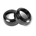 Performance Machine Clean Fork Dust Cap - Black Ano (Part Number 0208-2181-B)