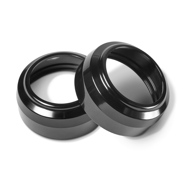 Performance Machine Clean Fork Dust Cap - Black Ano (Part Number 0208-2181-B)