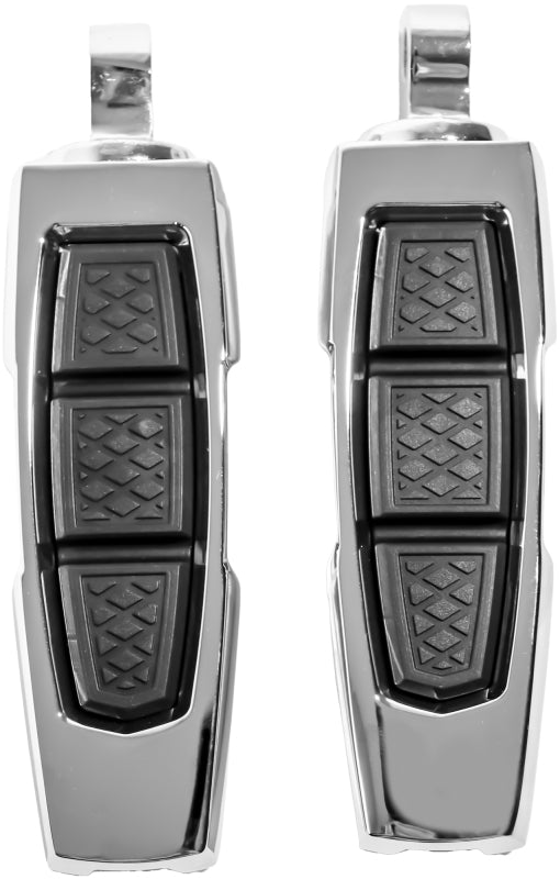 Kuryakyn Enygma Pegs with Adapter - Chrome for Motorcycle Customization