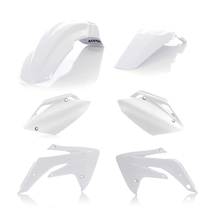 Acerbis 07+ Honda CRF150R Plastic Kit - White for Off-Road Motorcycles