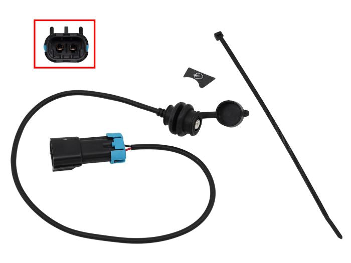 SPI Heated Visor Plug Kit for Polaris - Part Number SM-01612