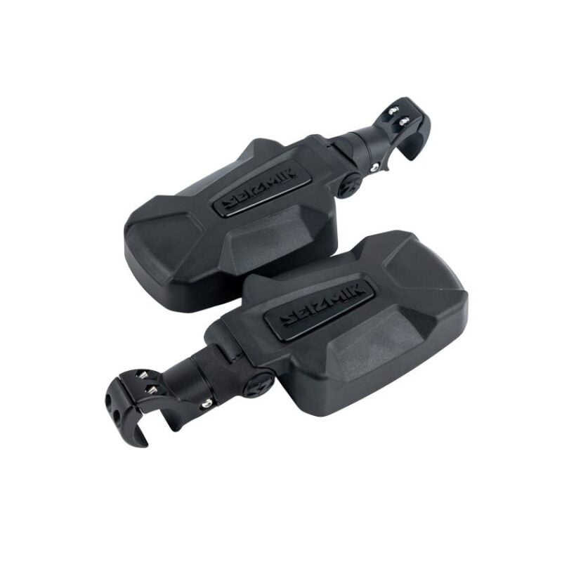 Seizmik Pursuit Side View Mirror for Polaris, Can-Am, Honda, Kawasaki – Adjustable 1.75-2 in. ROP Clamp Pair