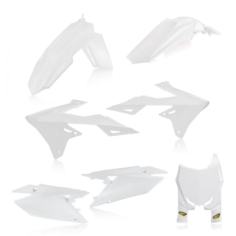 Cycra 19+ Suzuki RMZ 250-450 Replica Body Kit – 5-Piece Plastic Set in White