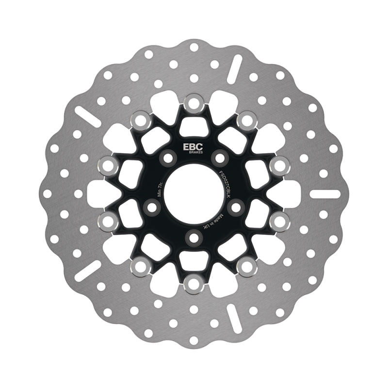 EBC Powersports FSD027CBLK Black Chrome Front Rotor for Harley-Davidson Sportster XL 883 L Superlow (2011-2013)