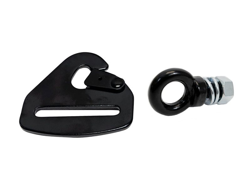 PRP Seats Clip-In Harness Tab Kit for Powersports Vehicles - Black, Part SBCI5