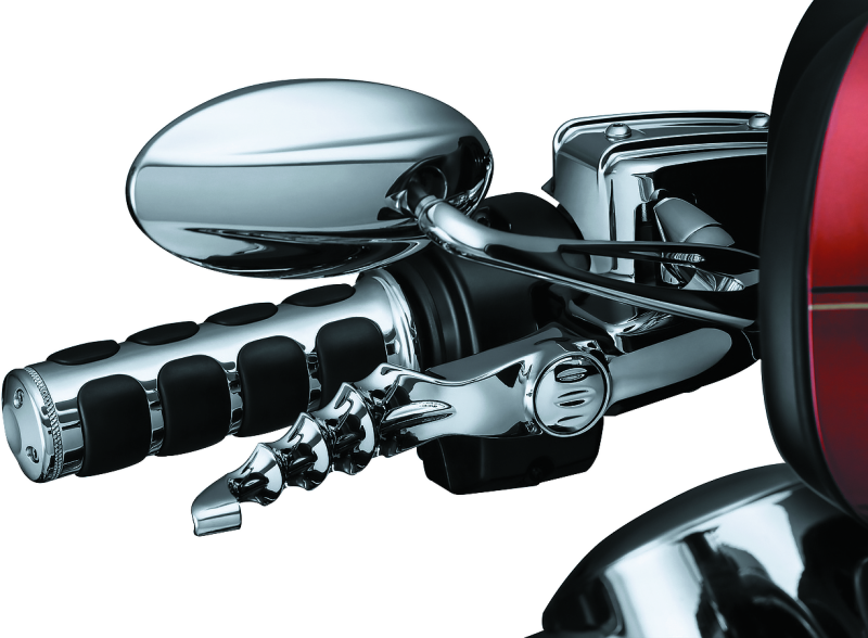 Kuryakyn Zombie Lever Set for Harley-Davidson Touring Models (2017-2018) - Chrome Finish