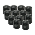 S&S Cycle 310-0241 Black Oil Filter for 99-18 Big Twin and 2017+ M8/X-Wedge Engines (12 Pack)