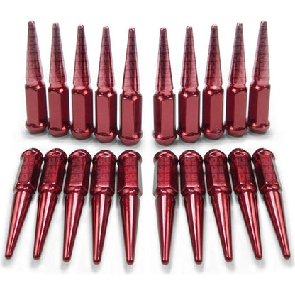 12 x 1.25mm Extended Spike Lug Nuts (60 Degree Taper Seat) | 50 Caliber Racing