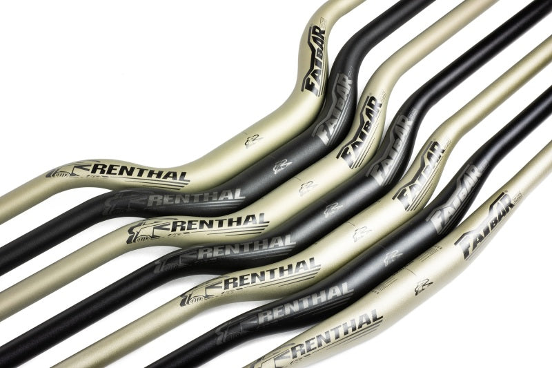 Renthal V3 Fatbar 35 10 mm Aluminum Handlebar in Gold - Powersports