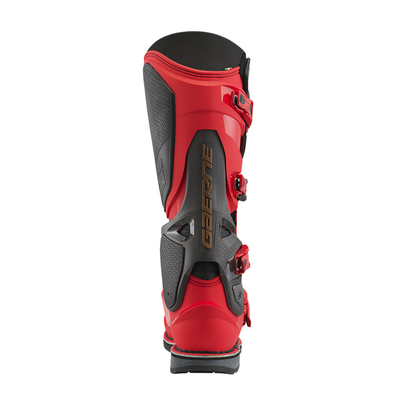 Gaerne SG22 Limited Edition MAGMA MJK LE Motorcycle Boots Size 9.5 – Deep Black and Fiery Red
