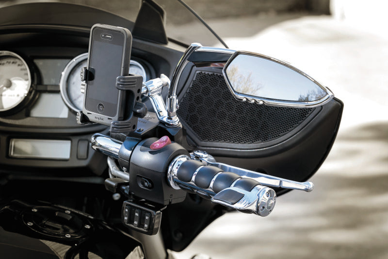 Kuryakyn Scythe Mirrors Chrome Part Number 1449 for Powersports Vehicles
