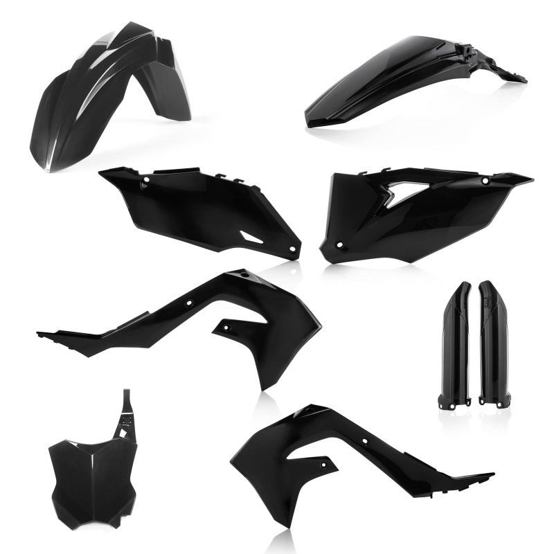 Acerbis Kawasaki KX250 KX250X/19-23 KX450 Full Plastic Kit - Black