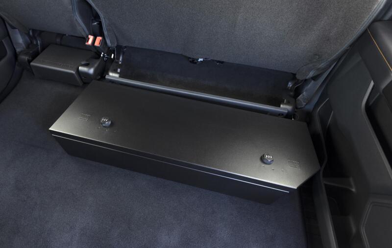 Tuffy Products Underseat Lockbox for Ford F-150 and Super Duty Trucks with Combo Lock – Secure Storage Under Rear Seat