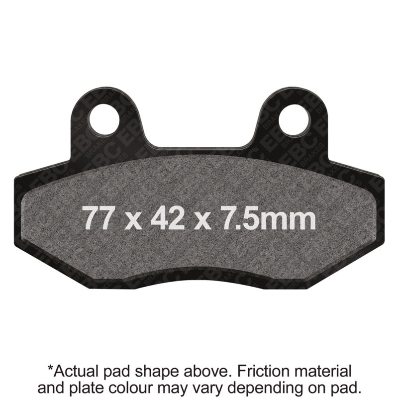 EBC Powersports Double-H Sintered HH Brake Pads for Hyosung and Honda Models - Part FA86HH