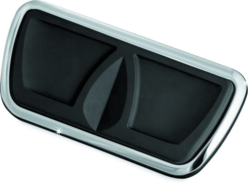Kuryakyn Kinetic Chrome Brake Pedal Pad for Powersports Vehicles (Part #4310)