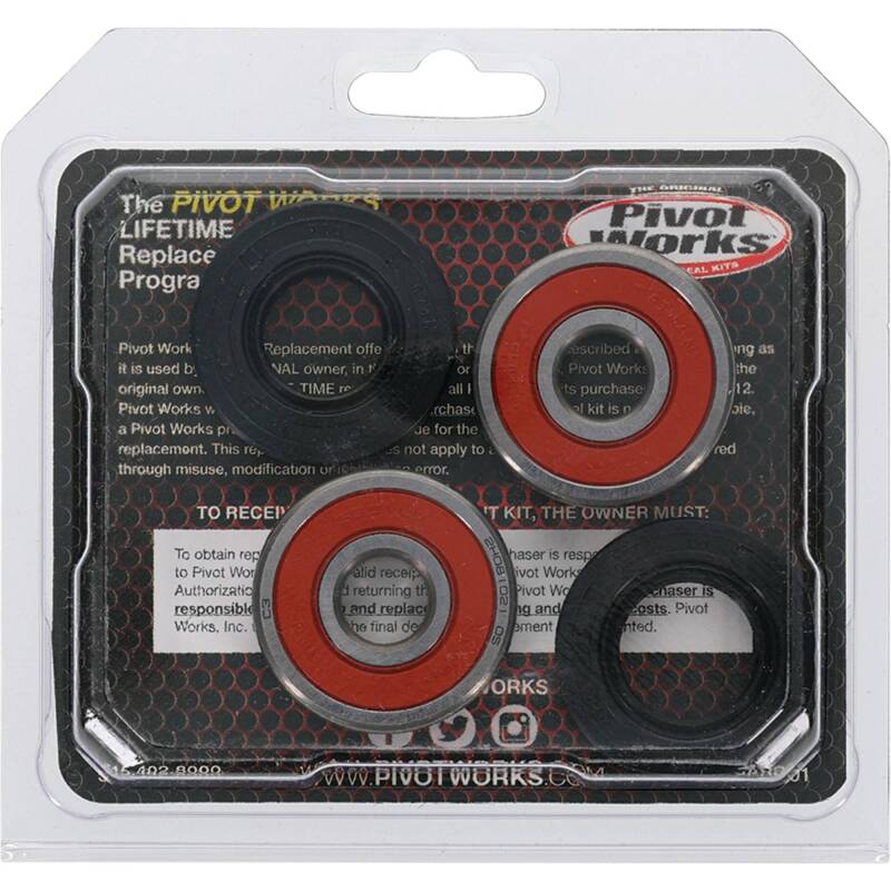 Pivot Works Premium Wheel Bearing Kit for Yamaha Ty80, YZ80 & Kawasaki KD80 - Part #25-1292-P