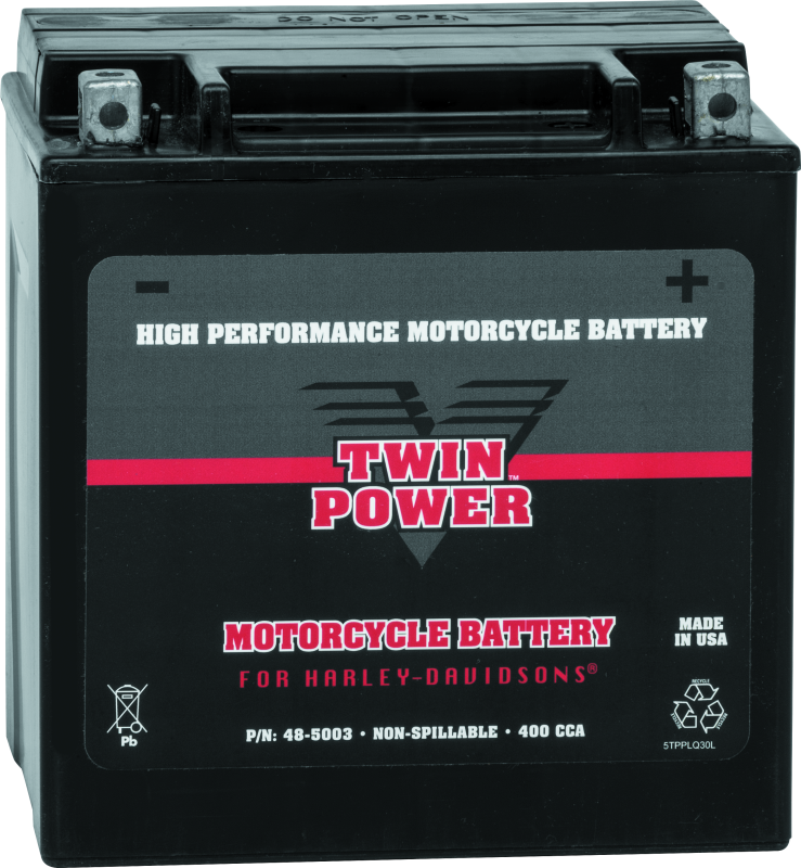 Twin Power YIX-30L High Performance AGM Battery for Harley Davidson – Part #485003