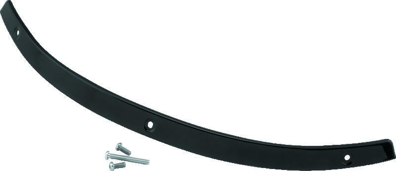 Kuryakyn Smooth Windshield Trim for 2014-2015 Harley Davidson Touring Models - Gloss Black (Part No. 1389)