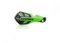 Acerbis K-Future Handguard for Yamaha, Kawasaki, Suzuki, and Fantic Models - Green/White