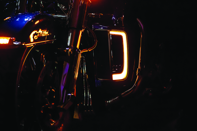 Kuryakyn Tracer Lower Fairing Grill Chrome for Harley Davidson Touring Models Part #5063