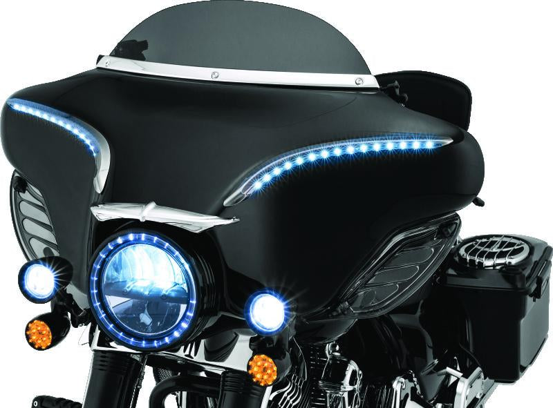 Kuryakyn Smooth Windshield Trim for Harley Davidson Touring Models (2008-2011)