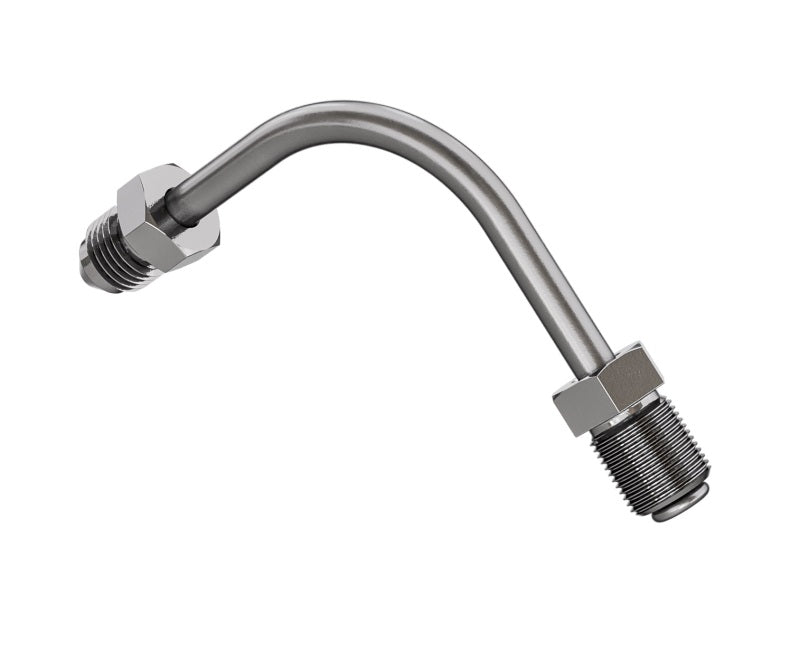 Goodridge 90 Degree Long Brake Adaptor 3/8 - Powersports Brake Line Fitting