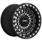 Delta 6R Beadlock Wheel (Satin Black Contrast Cut) | Metal FX Offroad