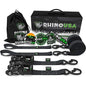 1.6" x 8' Heavy Duty Ratchet Tie-Down Set (2-Pack)