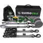 1.6" x 8' Heavy Duty Ratchet Tie-Down Set (2-Pack)