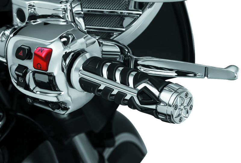 Kuryakyn Spear Grips for 2014-2017 Indian Motorcycles Chrome - Part 5635