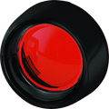 Kuryakyn Deep Dish Turn Signal Bezels with Red Lenses for Harley-Davidson Bullet Signals Part #5482