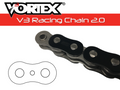 Vortex Racing V3 2.0 Chain 520MX3-120 for Dirt Motorcycles - High-Performance Power Transfer