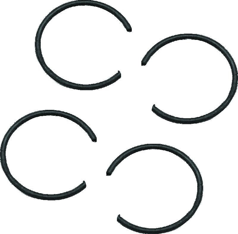 S&S Cycle Wristpin C-Clip for 4-1/8 inch Bore Pistons – 4 Pack