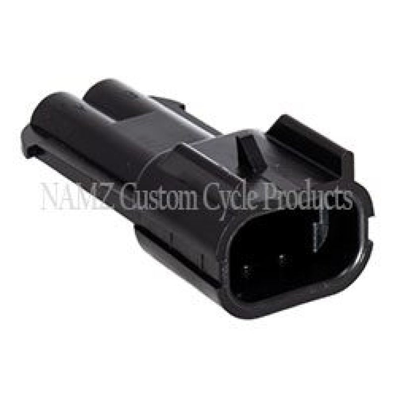 NAMZ Delphi-Packard Weatherpack 2-Position Male Wire Connector with Seals (Part NDP-38062)