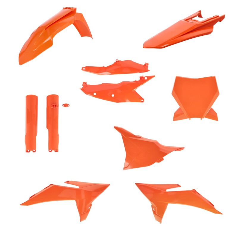 Acerbis 2025 KTM 125-450 SX/SX-F/XC/XC-F Full Plastic Kit - 16 Orange