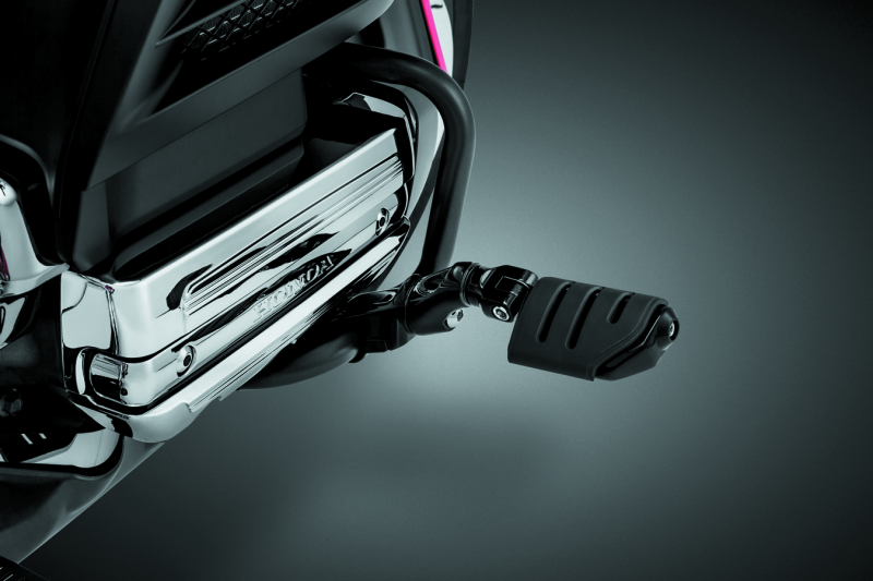 Kuryakyn Ergo II Trident Dually ISO Pegs with Long Arms for Honda GL1800 – Gloss Black