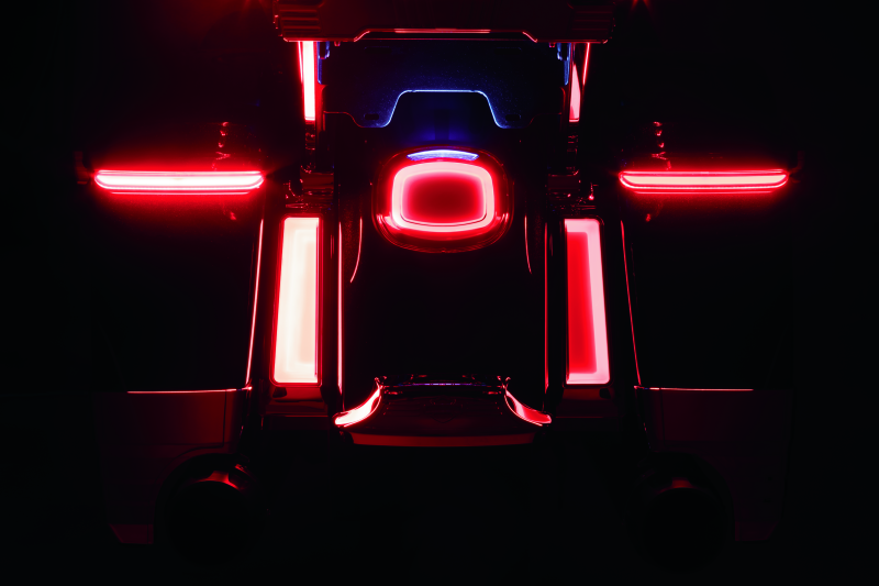 Kuryakyn Tracer LED Inserts for Saddlebag Supports Chrome – Compatible with Harley Davidson Touring Models