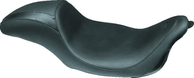 Mustang Motorcycle 08-21 Harley FL Touring Driver Backrest Kit with Studs - Black