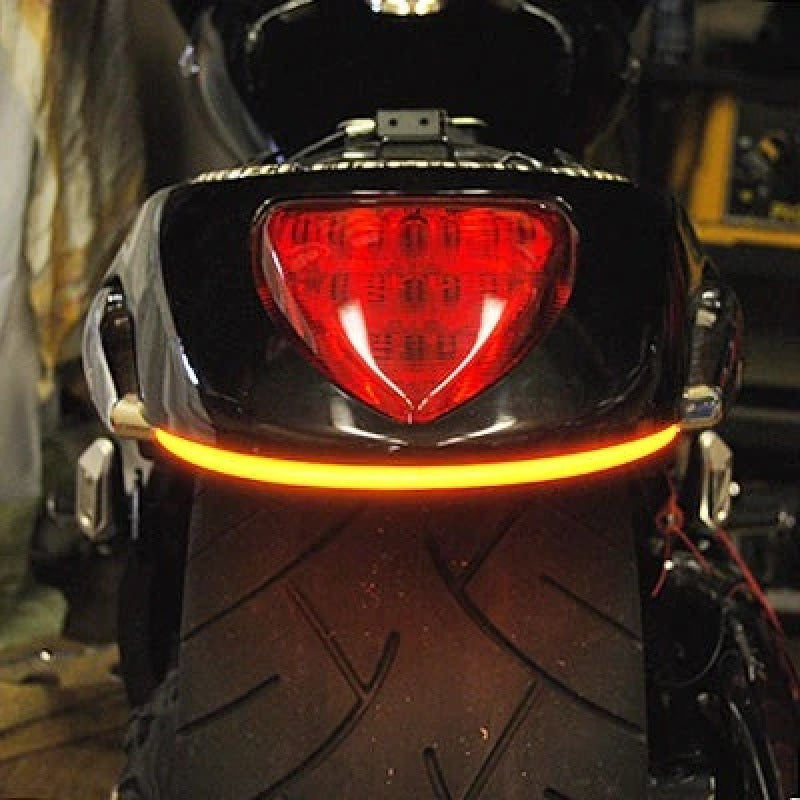 New Rage Cycles 06+ Suzuki M109R Rear Turn Signals with Load Equalizer – Amber/Red