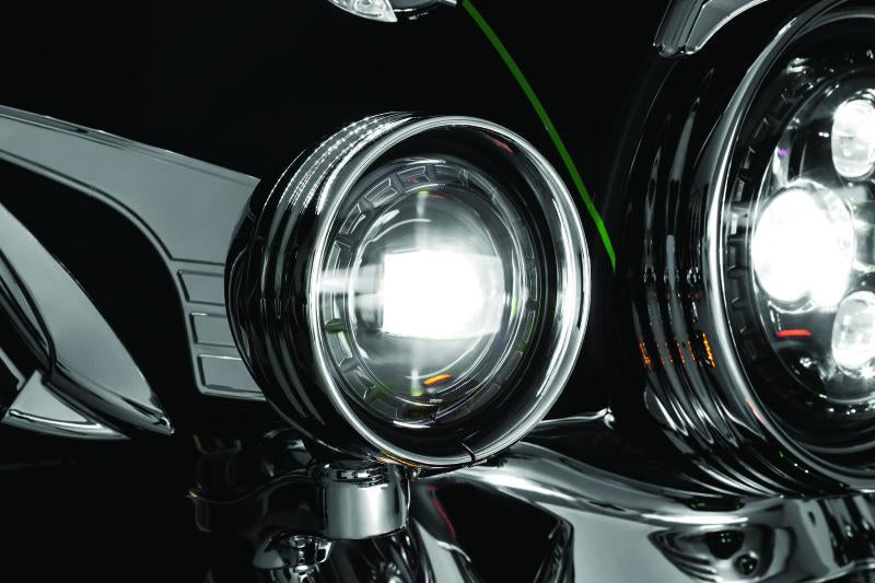 Kuryakyn Orbit 4-1/2 inch Passing Lamps - Black for Powersports Vehicles