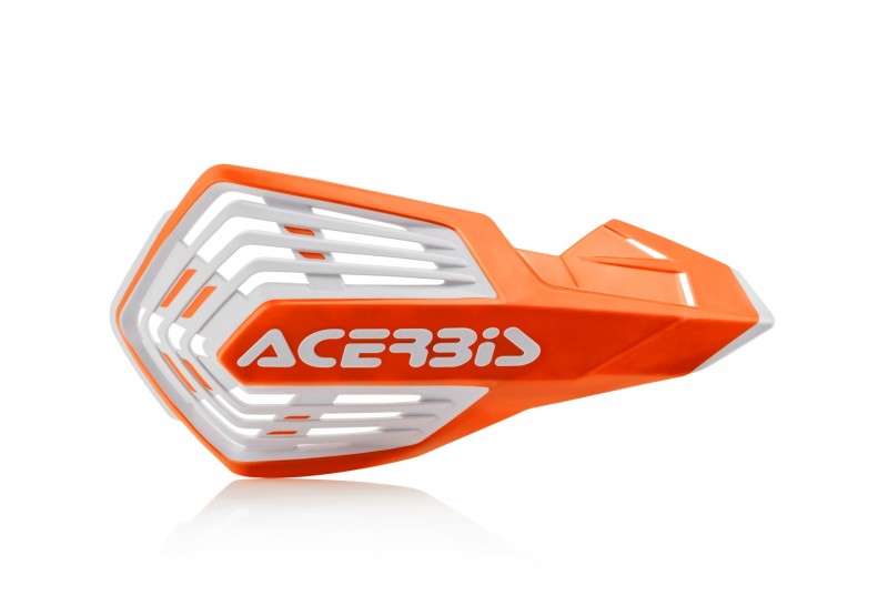 Acerbis X-Force Handguard - White for Powersports Protection and Ventilation