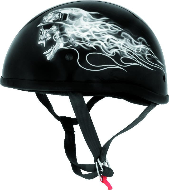Bikers Choice Skid Lids Biker Skull Original Helmet - Medium